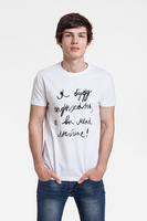 Футболка мужская приталенная «Я буду отдыхать», белая (P70020.60)