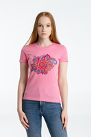 Футболка женская &laquo;Узор&raquo;, розовая (P70520.56)