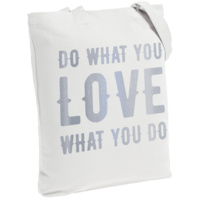 Холщовая сумка Do Love, молочно-белая (P70534.61)