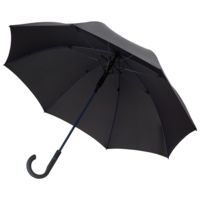 Зонт-трость с цветными спицами Color Style, синий с черной ручкой (P64716.40)