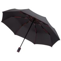 Зонт складной AOC Mini с цветными спицами, красный (P64715.50)