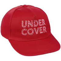 Бейсболка с вышивкой Undercover, красная (P71347.50)