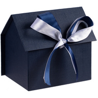 Коробка с лентами Homelike, синяя (P71506.40)