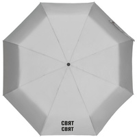 Зонт складной «Свят-свят» со светоотражающим куполом, серый (P71584.13)