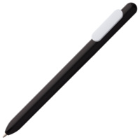 Ручка шариковая Swiper, черная с белым (P7522.63)
