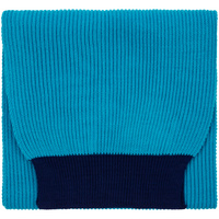 Шарф Snappy, бирюзовый с синим (P76262.44)