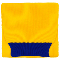 Шарф Snappy, желтый с синим (P76262.48)