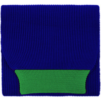 Шарф Snappy, синий с зеленым (P76262.94)