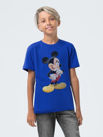 Футболка детская Mickey Mouse, ярко-синяя (P77703.44)