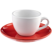 Чайная пара Cozy Morning, белая с красным (P79134.65)