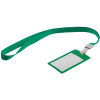 Карман для бейджа с лентой Staff, зеленый (P79136.90)