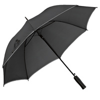 Зонт-трость Jenna, черный с серым (P79137.11)