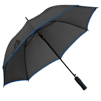 Зонт-трость Jenna, черный с синим (P79137.40)