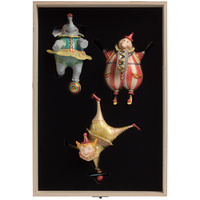 Набор из 3 елочных игрушек Circus Collection: барабанщик, акробат и слон (P7980.02)