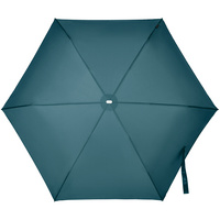 Складной зонт Alu Drop S, 3 сложения, механический, синий (индиго) (PCK1-11003)