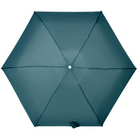 Складной зонт Alu Drop S, 4 сложения, автомат, синий (индиго) (PCK1-11004)