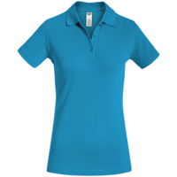 Рубашка поло женская Safran Timeless бирюзовая (PPW457441)