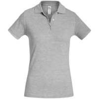 Рубашка поло женская Safran Timeless серый меланж (PPW457610)