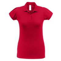 PPW460004 - Рубашка поло женская Heavymill красная