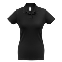 Рубашка поло женская ID.001 черная (PPWI11002)