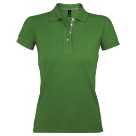 Рубашка поло женская Portland Women 200 зеленая (P00575284)