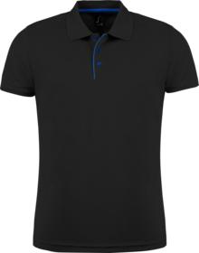 Рубашка поло мужская Performer Men 180 черная (P01180312)