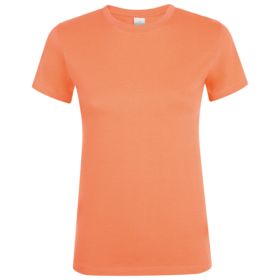 Футболка женская Regent Women, оранжевая (абрикосовая) (P01825401)