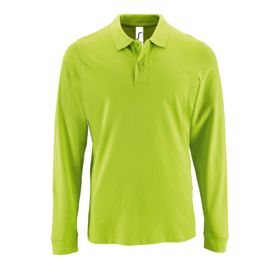 Рубашка поло мужская с длинным рукавом Perfect LSL Men, зеленое яблоко (P02087280)
