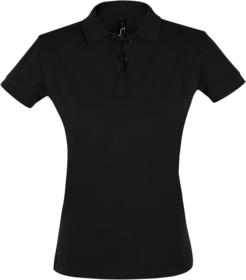 Рубашка поло женская Perfect Women 180 черная (P11347312)