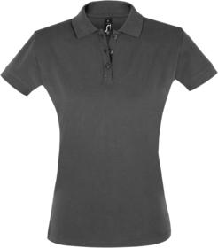 Рубашка поло женская Perfect Women 180 темно-серая (P11347384)