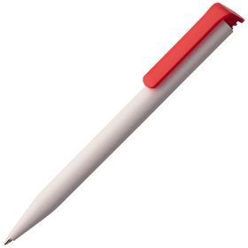 Ручка шариковая Senator Super Hit, белая с красным (P1137.65)