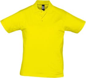 Рубашка поло мужская Prescott Men 170, желтая (лимонная) (P6086.89)