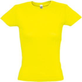 Футболка женская Miss 150, желтая (лимонная) (P2662.88)