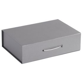 Коробка Case, подарочная, серебристая (P1142.10)