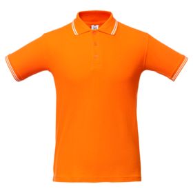 Рубашка поло Virma Stripes, оранжевая (P1253.20)