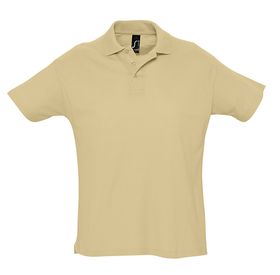 Рубашка поло мужская Summer 170, бежевая (P1379.10)