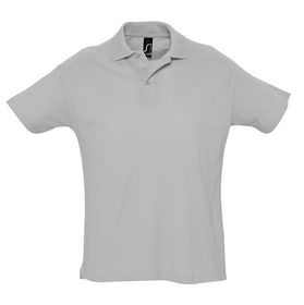 Рубашка поло мужская Summer 170, серый меланж (P1379.11)