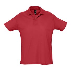 P1379.50 - Рубашка поло мужская Summer 170, красная