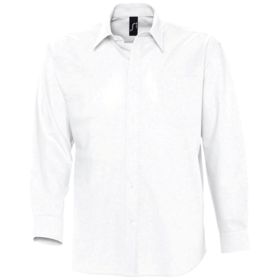 P1836.60 - Рубашка мужская с длинным рукавом Boston, белая