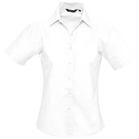 Рубашка женская с коротким рукавом Elite, белая (P1839.60)
