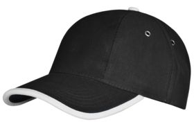 P1849.30 - Бейсболка Unit Trendy, черная с белым