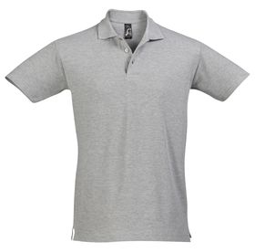 Рубашка поло мужская Spring 210, серый меланж (P1898.11)