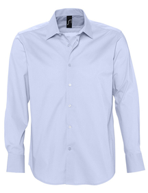 Рубашка мужская с длинным рукавом Brighton, голубая (P2508.14)