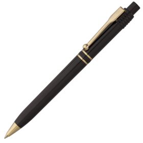 Ручка шариковая Raja Gold, черная (P2830.30)