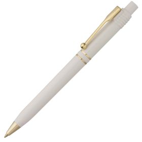 Ручка шариковая Raja Gold, белая (P2830.60)