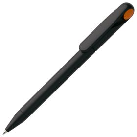 Ручка шариковая Prodir DS1 TMM Dot, черная с оранжевым (P3425.32)