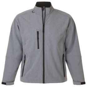 Куртка мужская на молнии Relax 340, серый меланж (P4367.11)