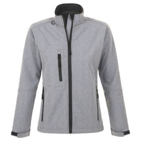 Куртка женская на молнии Roxy 340, серый меланж (P4368.11)
