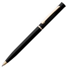 Ручка шариковая Euro Gold, черная (P4475.30)
