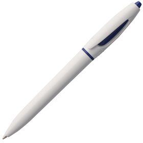 Ручка шариковая S! (Си), белая с темно-синим (P4699.64)
